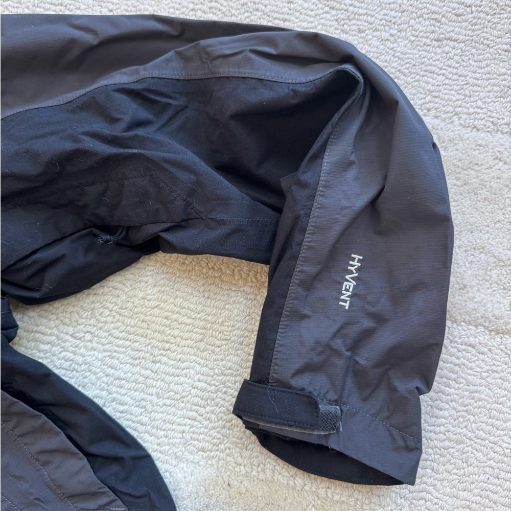 The North Face Men's Gray and Black Hooded Hyvent Jacket size large - Picture 3 of 10